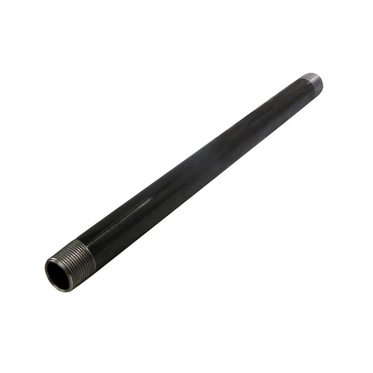 Supply Giant 3472PBLK Black Steel Pipe, Schedule 40 Threaded Fitting, 3/4 In. x 72 In.