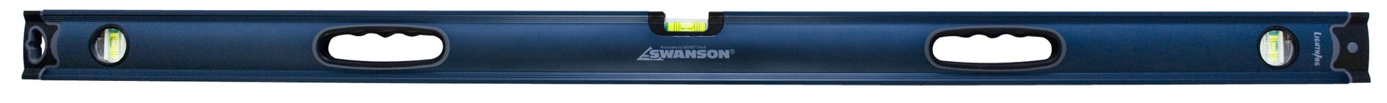 Swanson Tool Co 48-inch Aluminum Lighted LED Box Beam Level, Pro Series Model BLL480