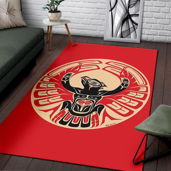 Thunder Bird Native American Pride Area Rug