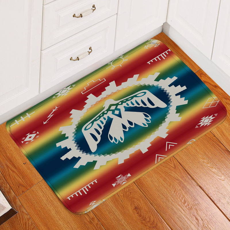 Thunderbird Rainbow Native American Doormat