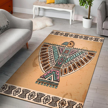 Thunderbird United Tribes Symbol Native American Pride Area Rug no link