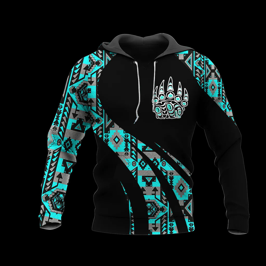 Tribal Native Pride Hoodie 3D Printed Pullover for Men and Women
