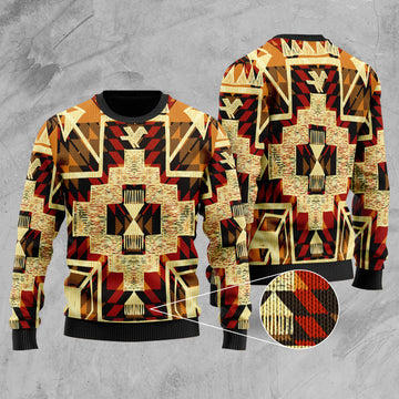 Tribal Yellow Arrow Native American Sweater NT-Sweater-0