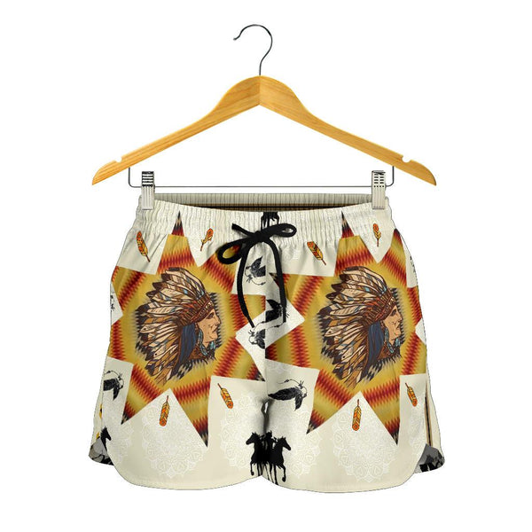 Tribe Chief &amp Warriors All Over Print Women's Shorts