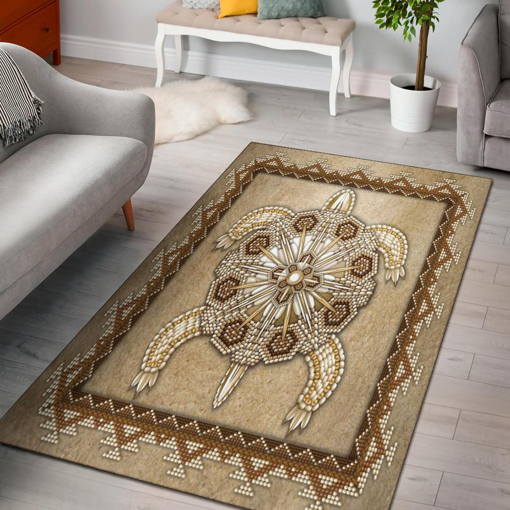 Turble Totem Native American Design Area Rug NO LINK