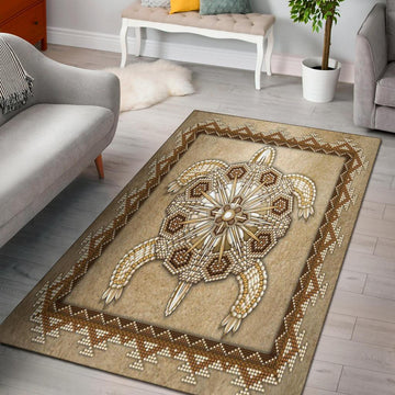 Turble Totem Native American Design Area Rug NO LINK