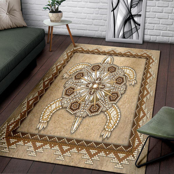 Turble Totem Native American Design Area Rug NO LINK