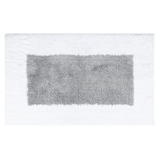 Unique Bargains Bath Rugs Shaggy Fluffy Mat Non Slip Resistant White 16" x 24"