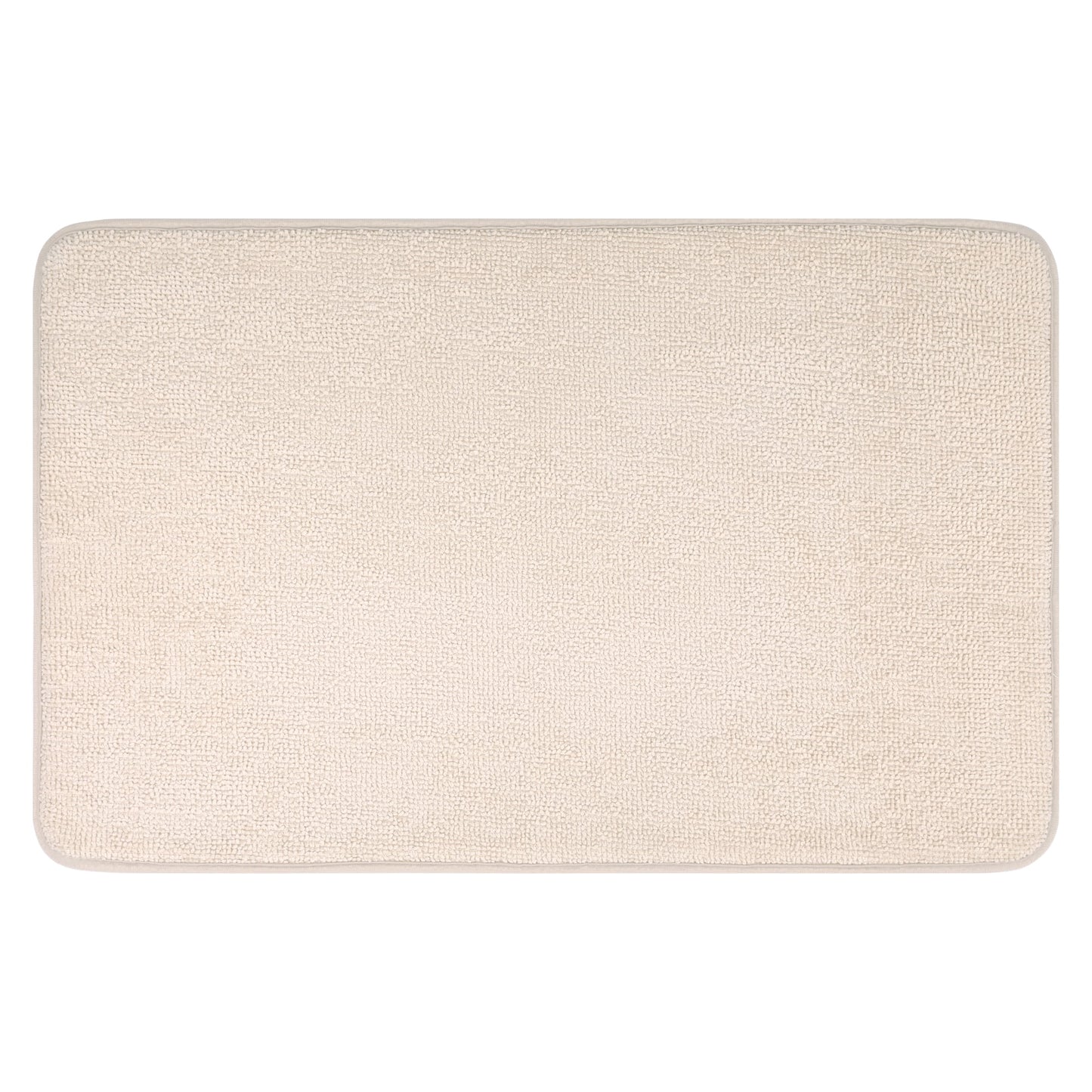 Unique Bargains Bathroom Rug Soft Non Slip Memory Foam Mat Khaki 16" x 24"