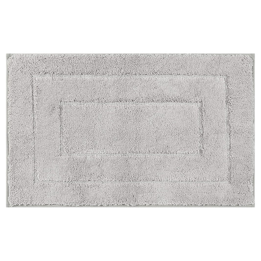 Unique Bargains Geometry Bathroom Rug Mat Soft Absorbent Non-Slip Comfortable Bath Rugs White 20" x 32"