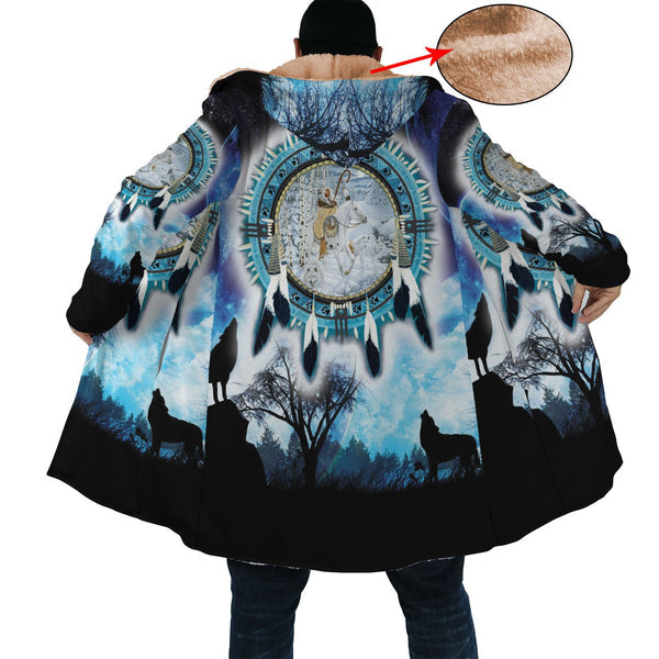 Winter Horse Feather Dream Cloak