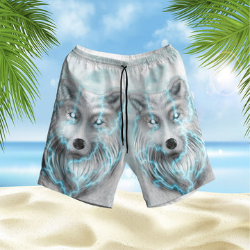 Wolf Thunder Hawaiian Shorts