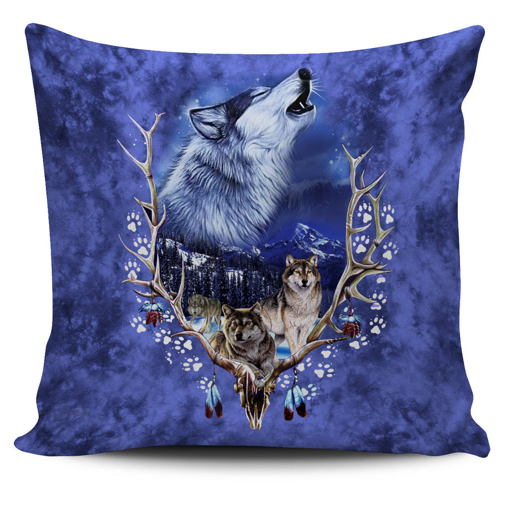 Wolve Native American Pillow Covers