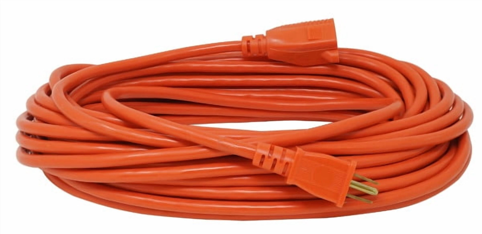 Woods 16 Gauge 100FT Orange Indoor/ Outdoor Extension Cord, 3-Pronged Outlet, 125V, 10Amps