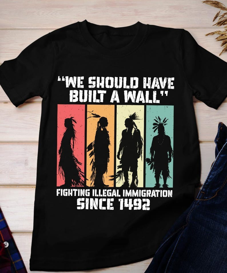 We Should Have Built a Wall Native American T-shirt, Native American Gift, Native American Pride Indigenous Shirt