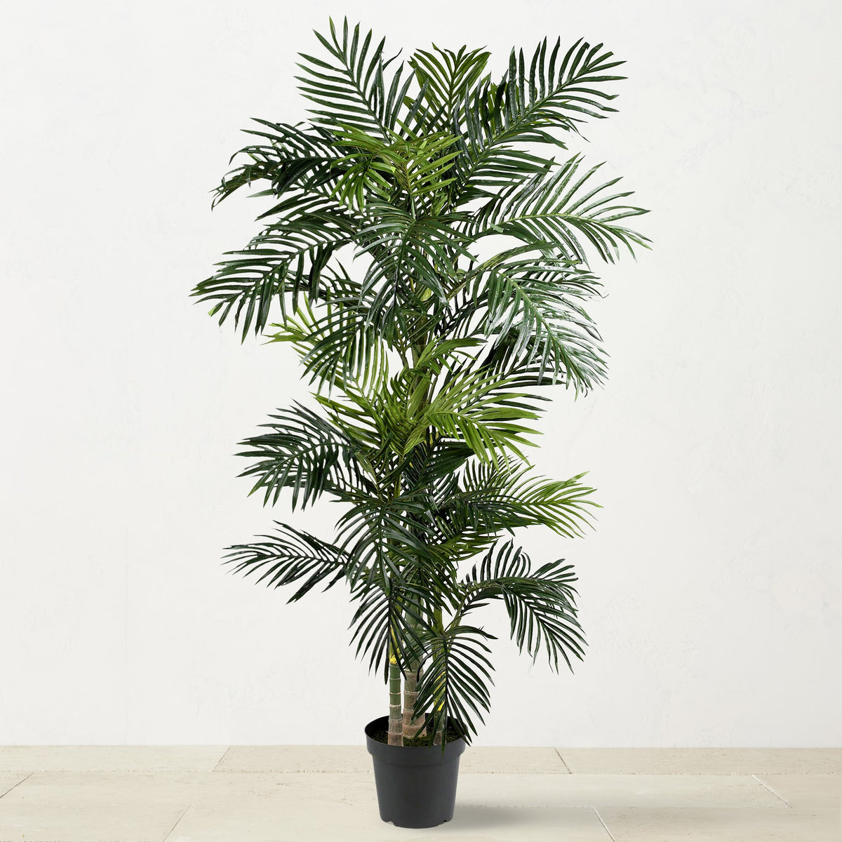 Faux Indoor Golden Cane Silk Palm Tree, 78",WSNOADS,Live & Faux Plants