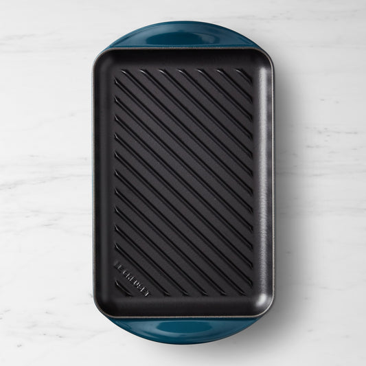 Le Creuset Enameled Cast Iron Skinny Grill,Agave,