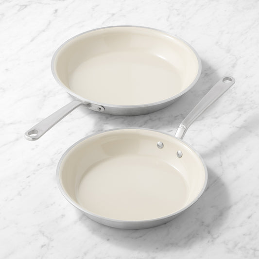 Made In Stainless-Steel Ceramic Nonstick Fry Pan, Set of 2,,