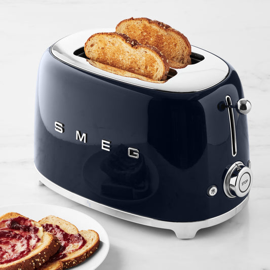SMEG 2-Slice Toaster,Navy,
