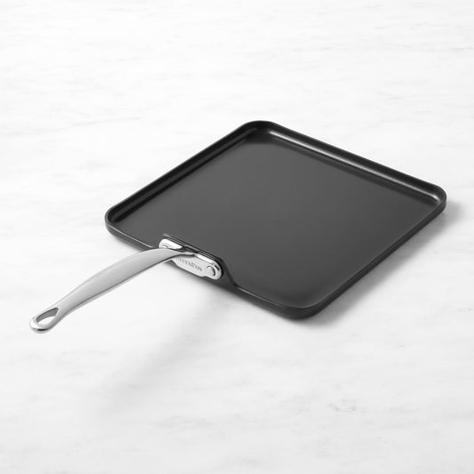GreenPan Premiere Max Ceramic Nonstick Square Griddle, 11",,