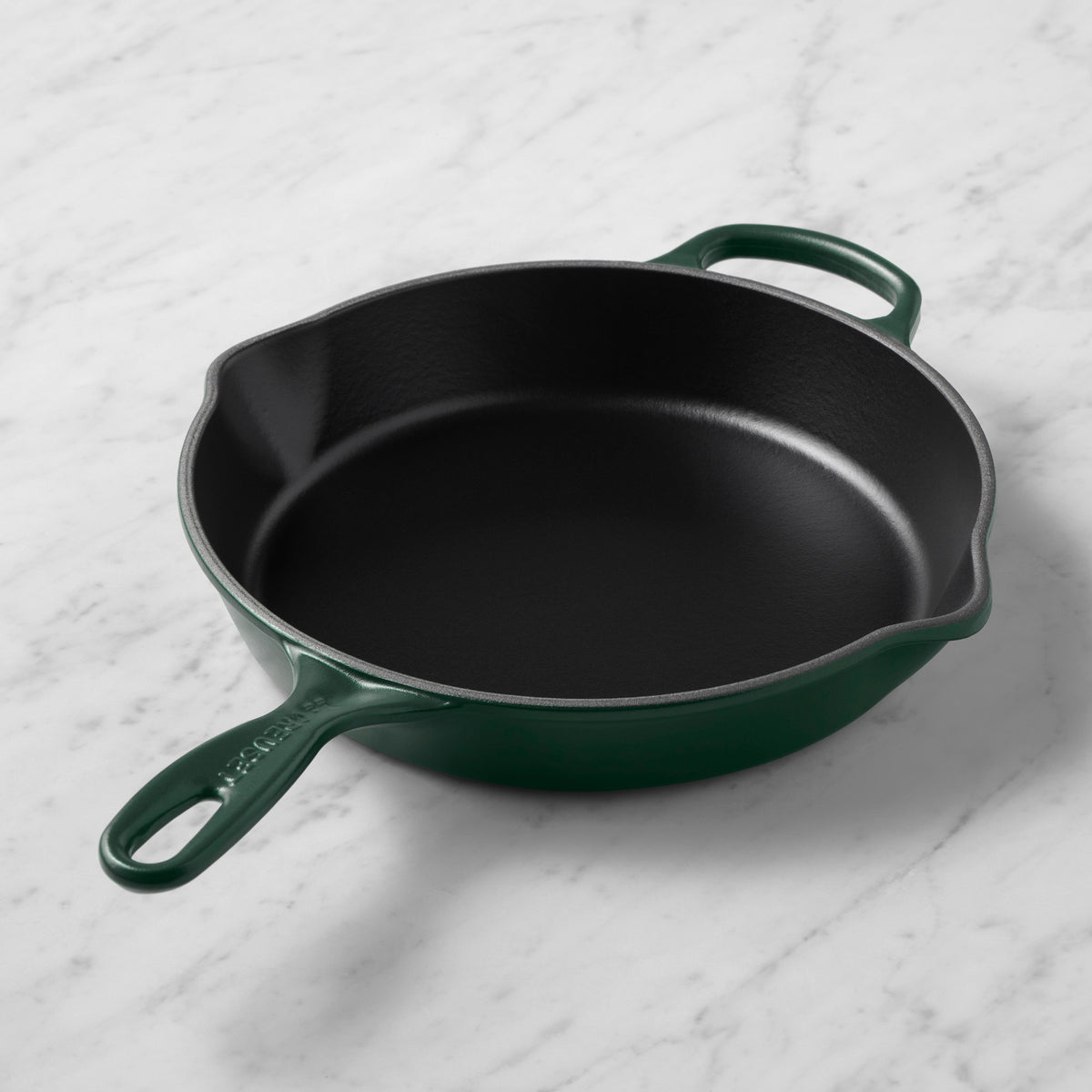Le Creuset Signature Enameled Cast Iron Skillet Fry Pans,Foret,Pan\, 10.25"