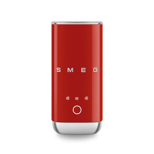 SMEG Mini Milk Frother,Red,