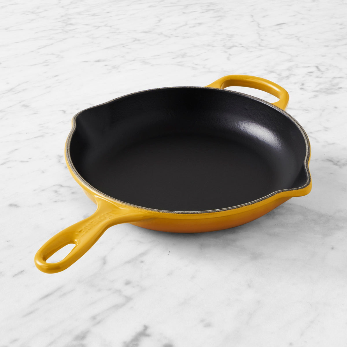 Le Creuset Signature Enameled Cast Iron Skillet Fry Pans,Nectar,Pan\, 9"