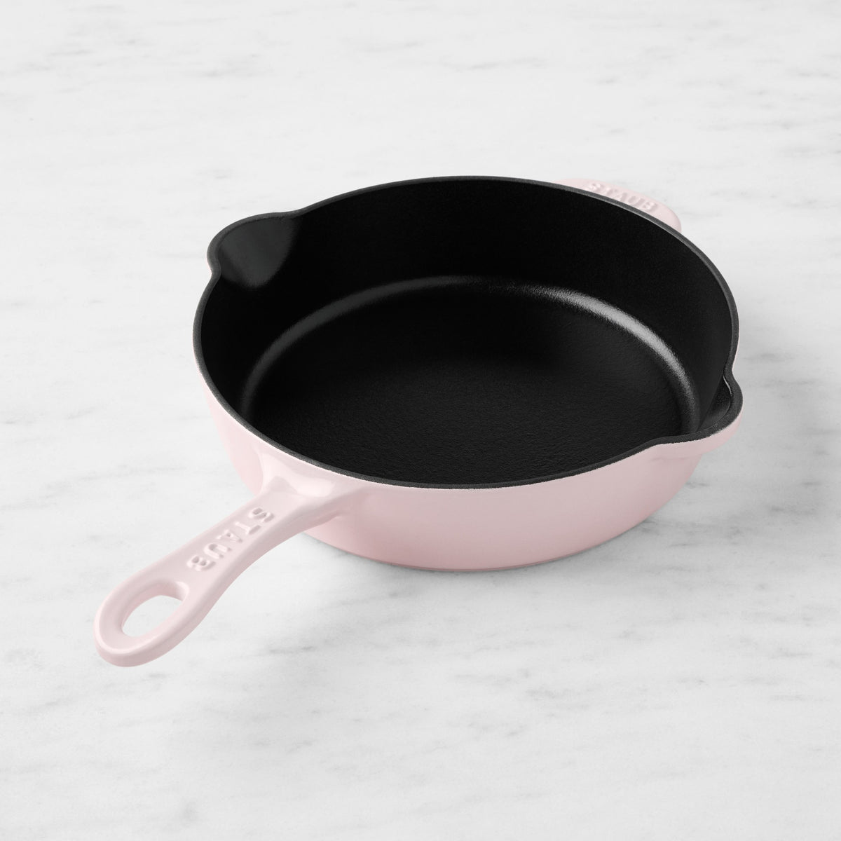 Staub Enameled Cast Iron Traditional Deep Skillet,Pink Peony,8.5"