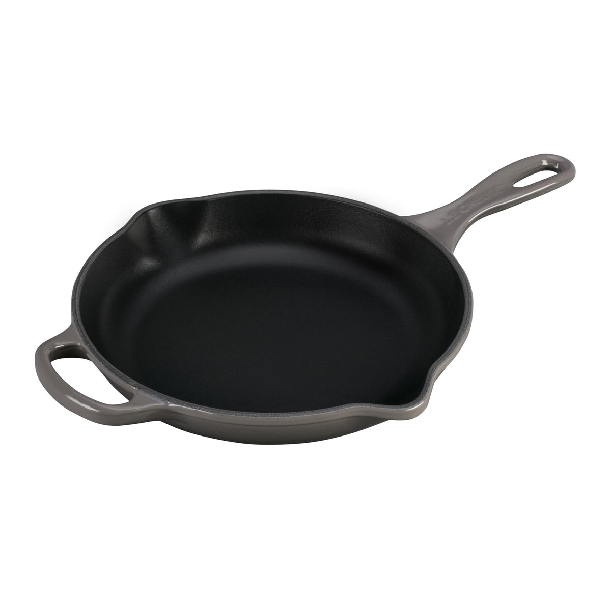 Le Creuset Signature Enameled Cast Iron Skillet Fry Pans,Oyster,Pan\, 9"