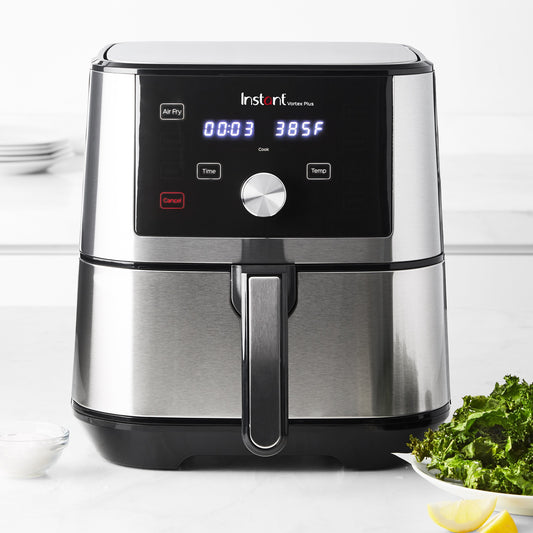 Instant Pot Stainless-Steel Vortex Plus Air Fryer, 6-qt,,