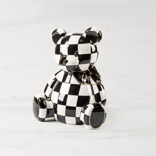 MacKenzie-Childs Courtly Bear Cookie Jar,,WSNOADS