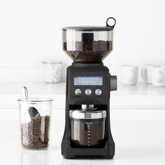 Breville Smart Grinder Pro Conical Burr Grinder,Black Truffle,