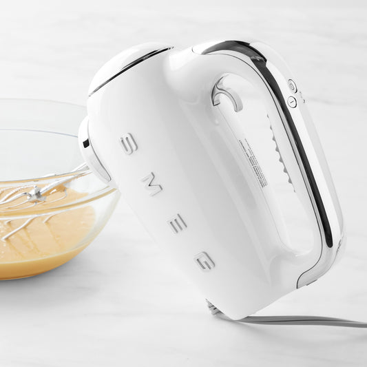 SMEG Hand Mixer,white,White