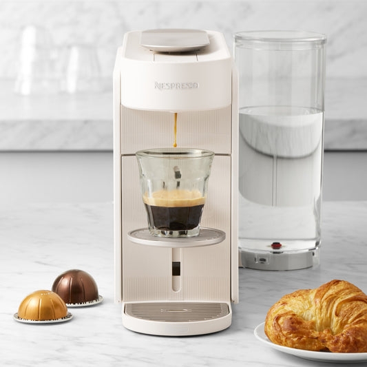 Nespresso Vertuo Up Espresso Machine by De'Longhi,Pearl White,