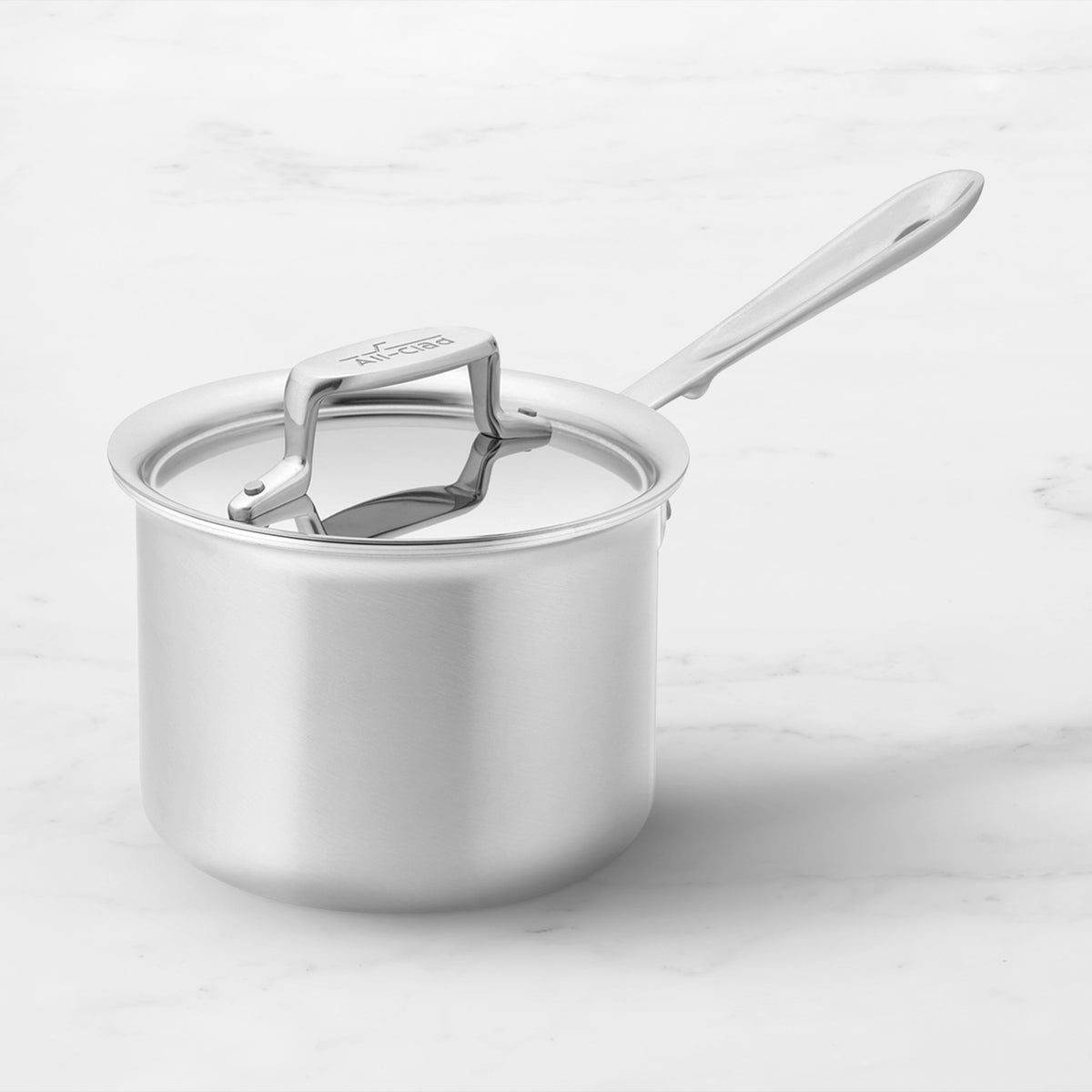 All-Clad D5 Brushed Stainless-Steel Saucepans,D5 Brushed Stainless-Steel Saucepan\, 2-Qt.,