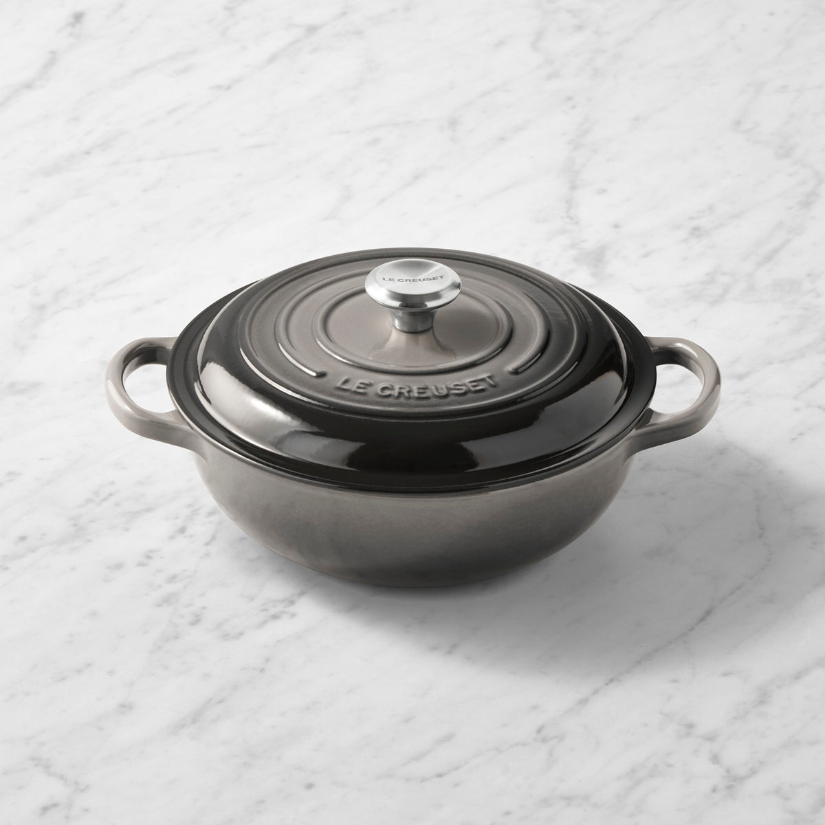 Le Creuset Signature Enameled Cast Iron French Oven, 2.5-Qt.,Oyster,