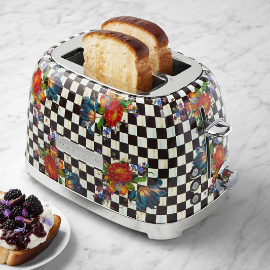 MacKenzie-Childs Courtly Flower Market 2-Slice Toaster,,WSNOADS
