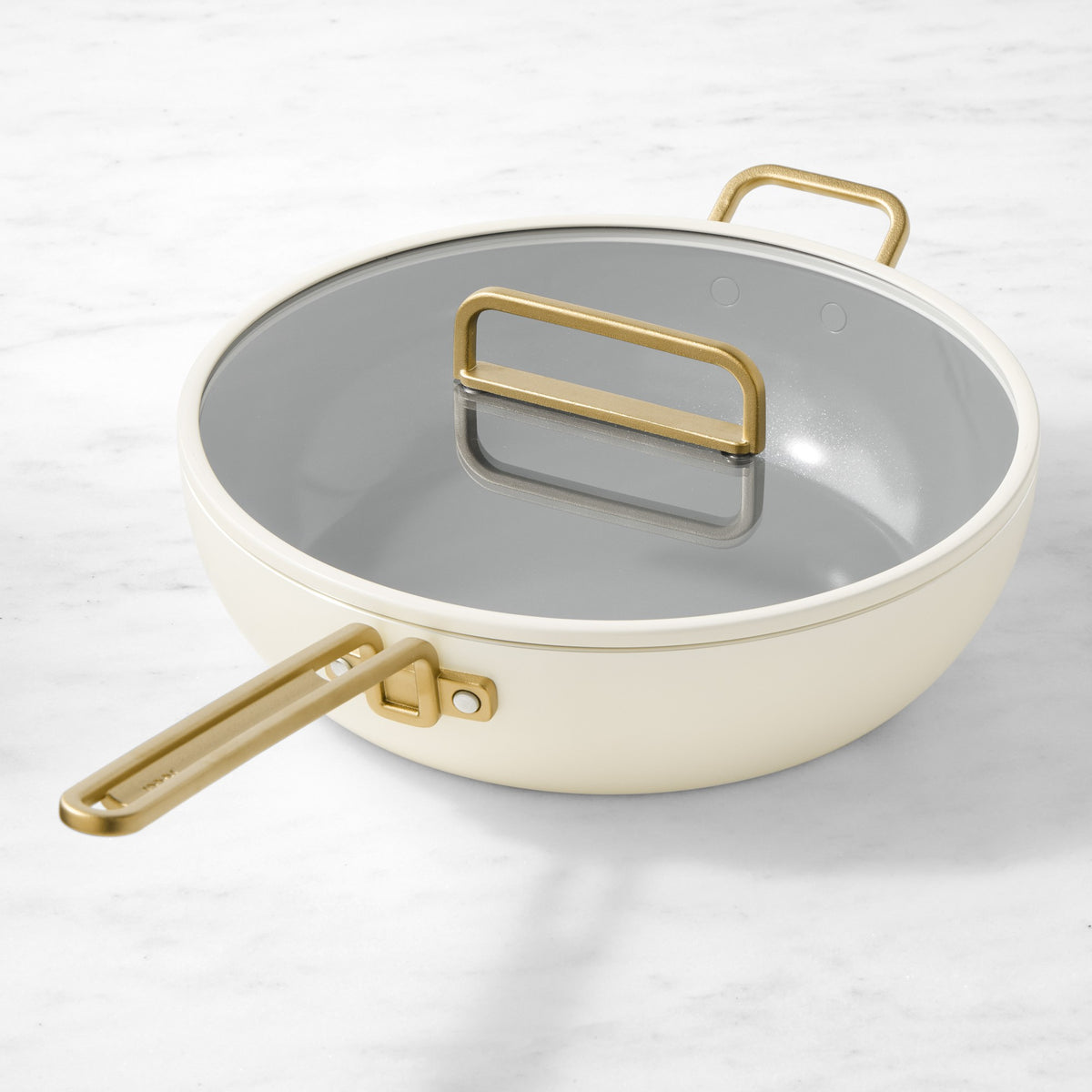 GreenPan Stanley Tucci Ceramic Nonstick Essential Stanley Pan,Carrara White,GreenPan Stanley Tucci Ceramic Nonstick 6.5-Qt. Essential Stanley Pan