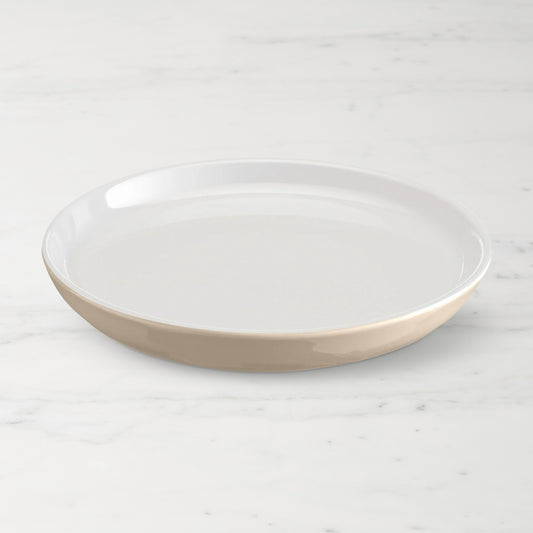 Emile Henry  Everyday Salad Plates,Nougat,Plate\, Set of 4\, White