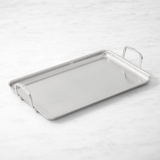 Hestan Provisions Stainless-Steel Double Burner Griddle,,