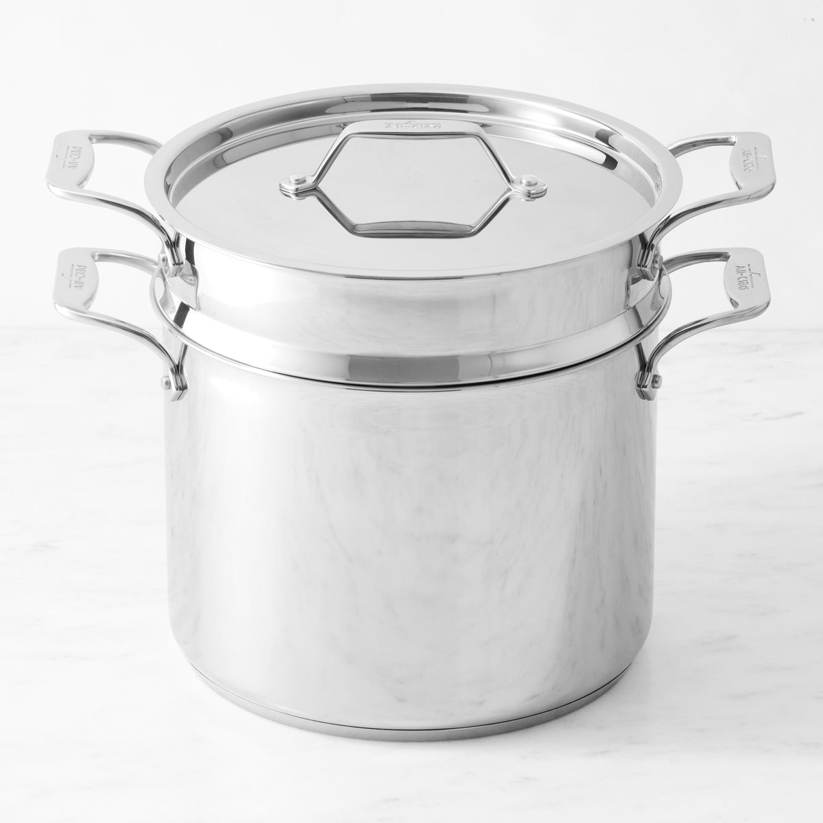 All-Clad Simply Strain Stainless-Steel Multipot,12-Qt.,