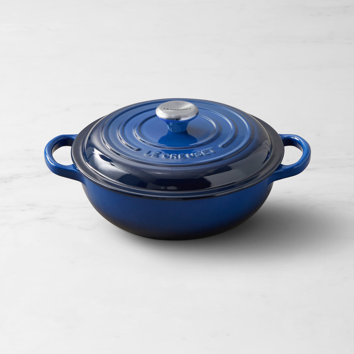 Le Creuset Signature Enameled Cast Iron French Oven, 2.5-Qt.,Lapis,