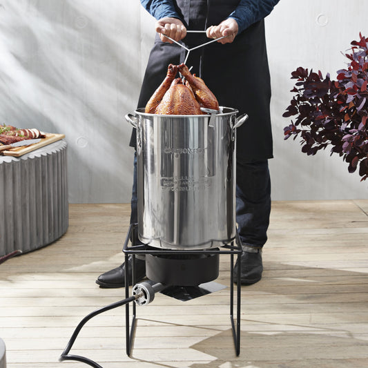 King Kooker Outdoor Turkey Fryer with Stainless-Steel Pot,,WSNOADS