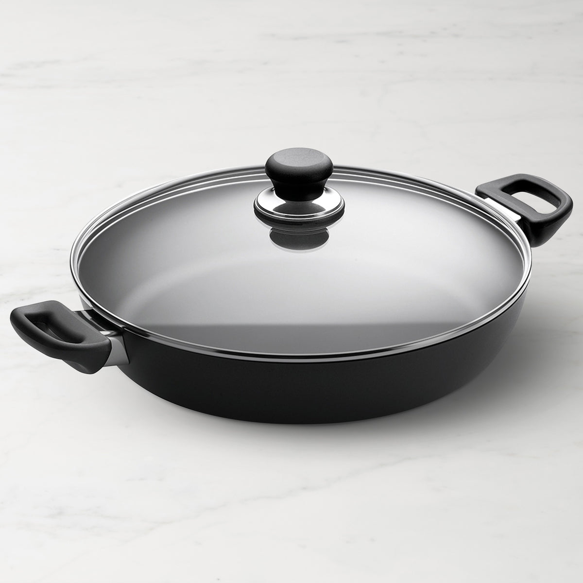 SCANPAN Classic Nonstick Chef's Pan with Lid, 4.25-Qt.,,