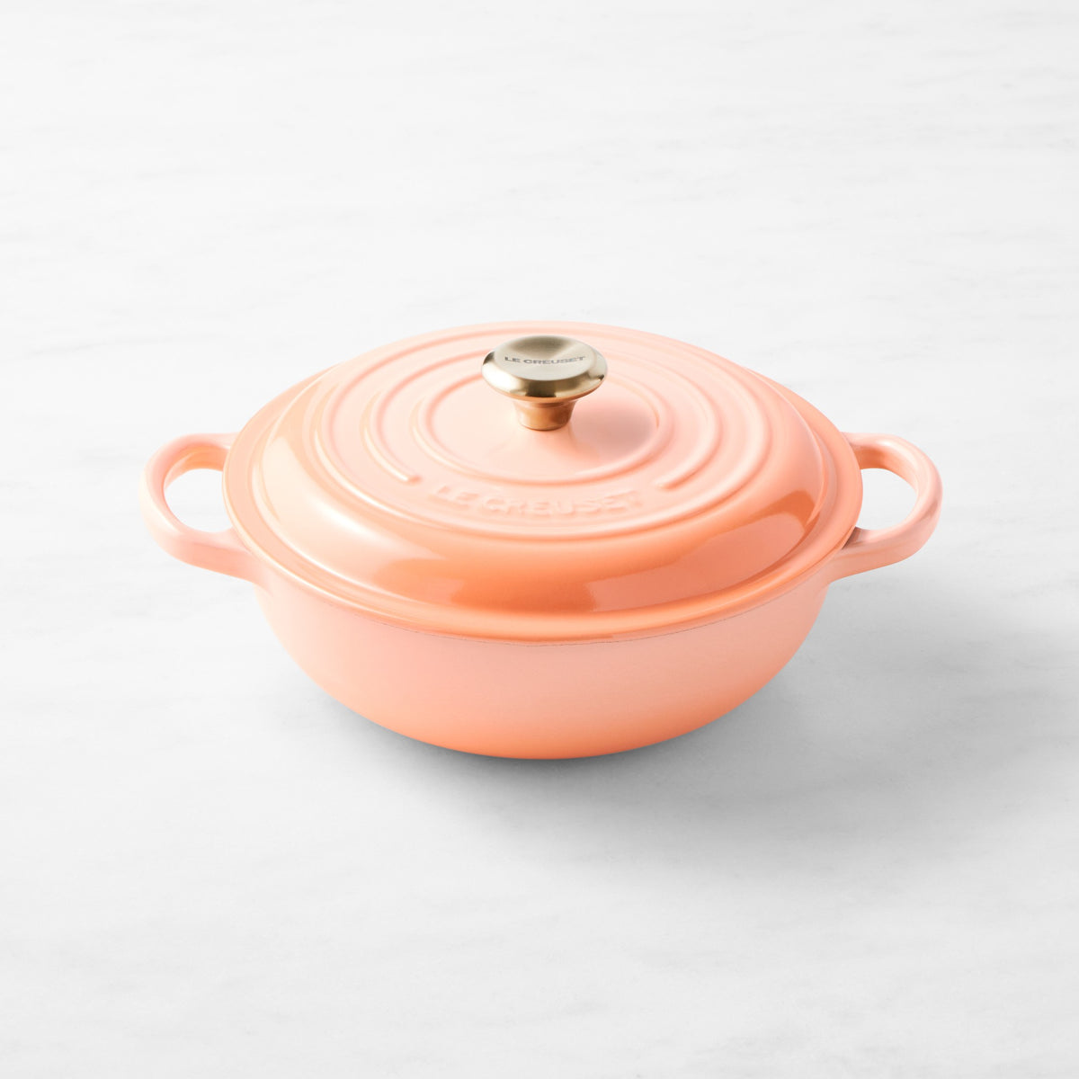 Le Creuset Signature Enameled Cast Iron French Oven, 2.5-Qt.,Peche,