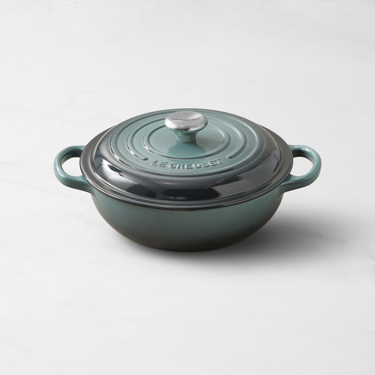 Le Creuset Signature Enameled Cast Iron French Oven, 2.5-Qt.,Ocean,