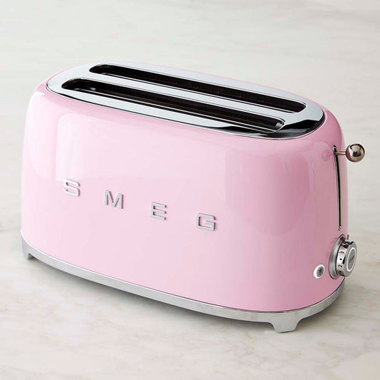 SMEG 4-Slice Toaster,Pink,