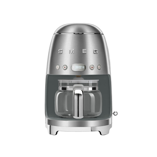 SMEG Drip Coffee Maker, 10-cup,Stainless Steel,