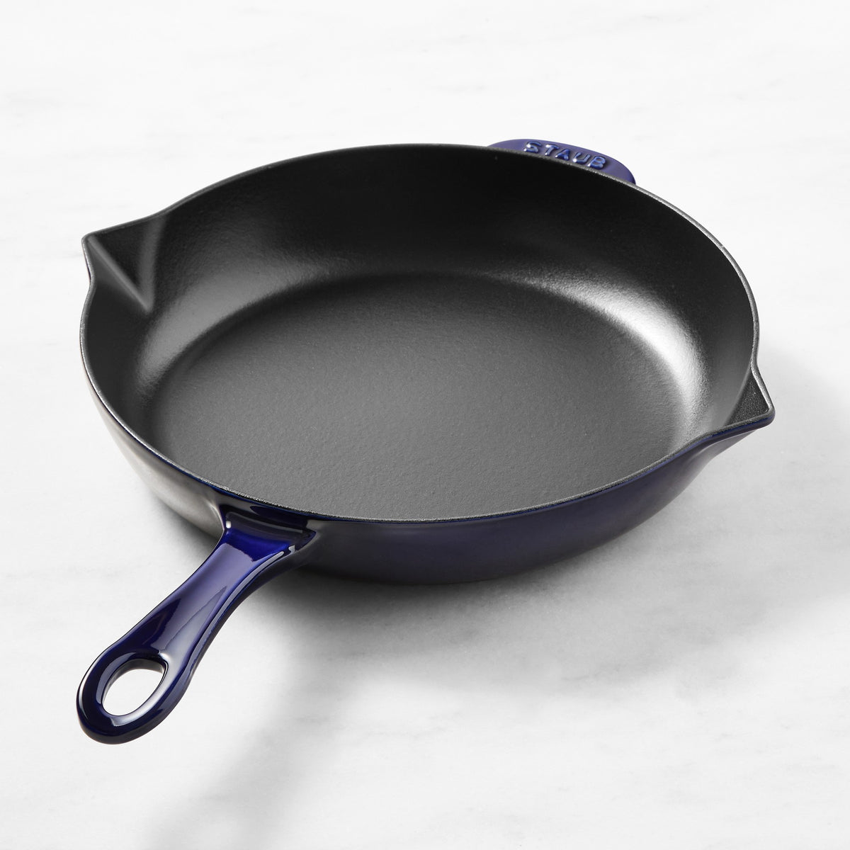 Staub Enameled Cast Iron Fry Pans,Sapphire,Pan\, 10"\, Sapphire Blue