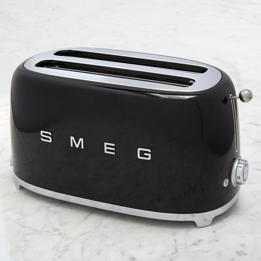 SMEG 4-Slice Toaster,Black,